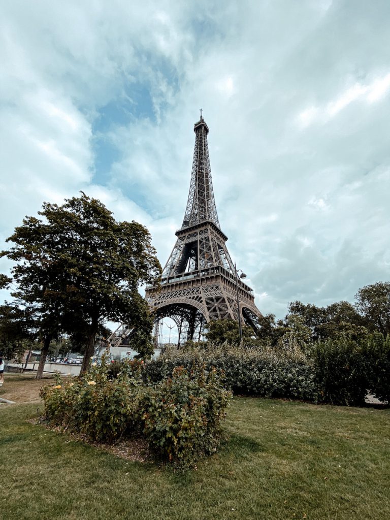 Parijs budget tips: gratis uitzicht Eiffeltoren