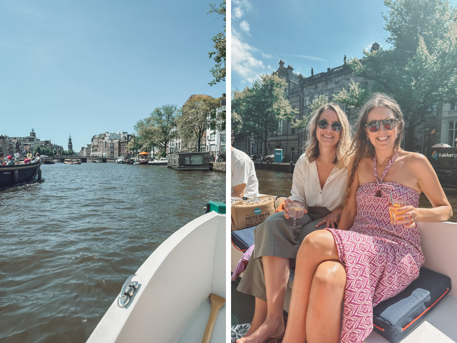 Zelf varen over de Amsterdamse grachten